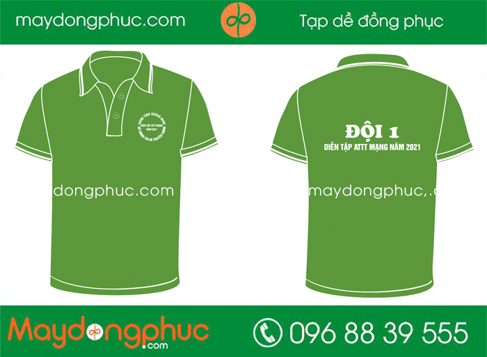 May áo phông Đội 1 diễn tập ATTT mạng 2021 - mẫu 2