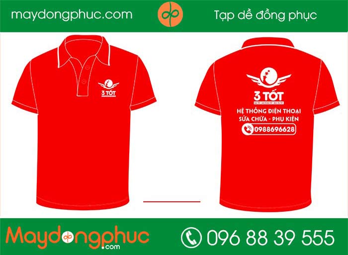 May áo phông Hệ thống điện thoại 3 Tốt
