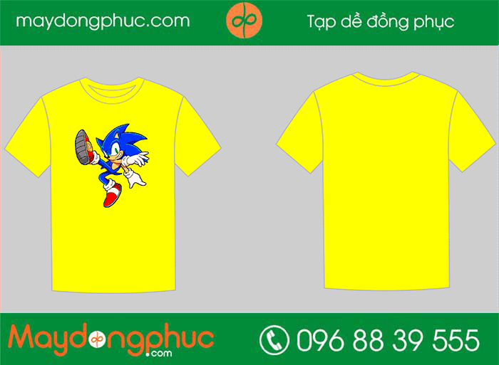 May áo phông Hình sonic