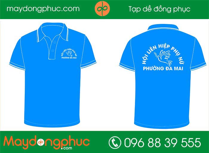May áo phông Hội liên hiệp phụ nữ Phường Đa Mai