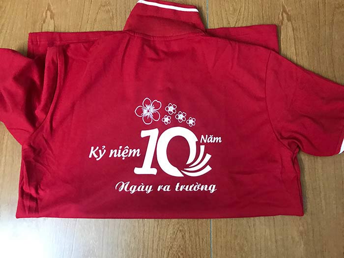 May áo phông kỉ niệm 10 năm ngày ra trường