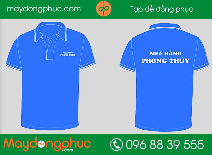 May áo phông nhà hàng Phong Thúy