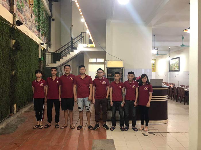 May áo phông Nhà hàng Tiến Thành - mẫu 3