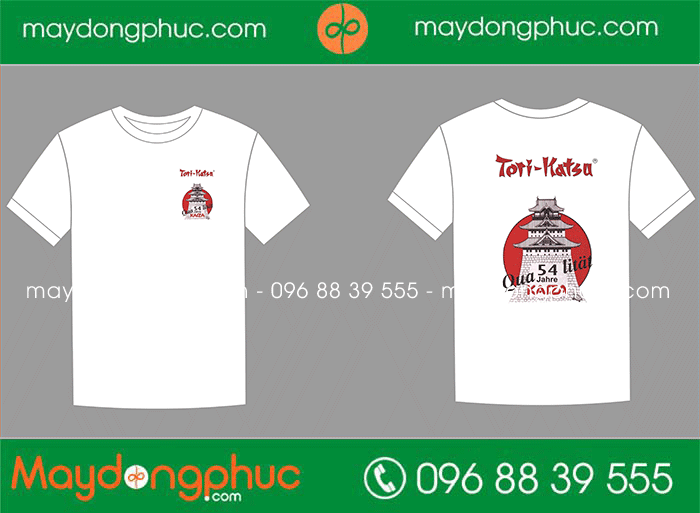 May áo phông cổ tròn Nhà hàng Tori – Katsu Kara