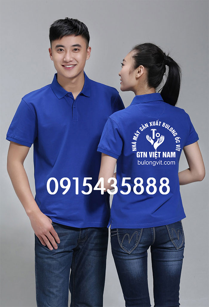 May áo phông nhà máy sản xuất bulong ốc vít GTN Việt Nam