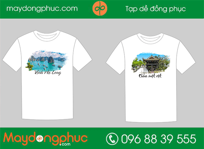 May áo phông phong cảnh