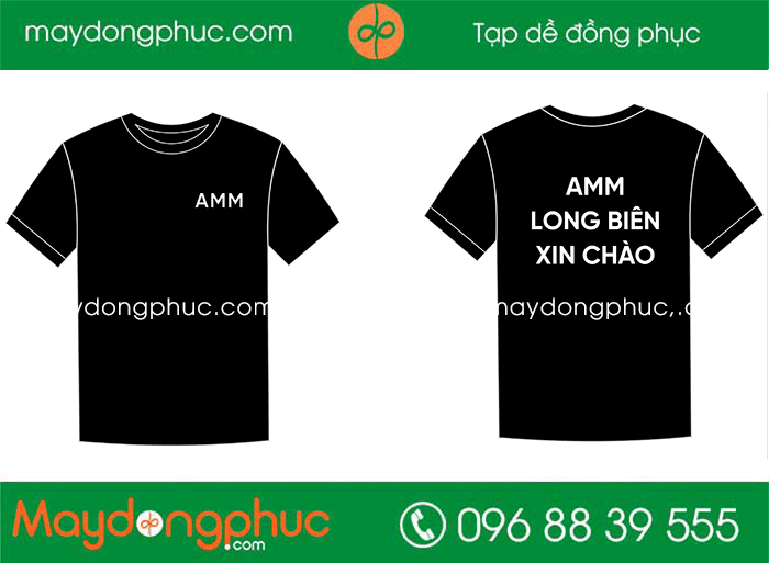 May áo phông Quán AMM Long Biên