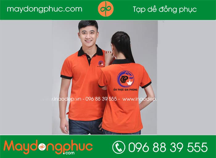 May áo phông Quán ẩm thực Gia Phong