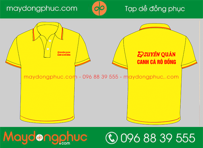 May áo phông đồng phục Quán Dzuyên