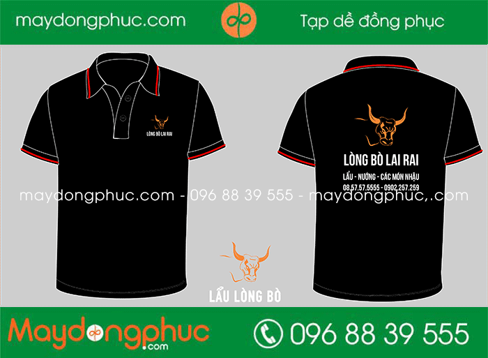 May áo phông Quán lẩu lòng bò lai rai
