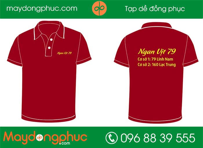 May áo phông quán Ngan Vịt 79