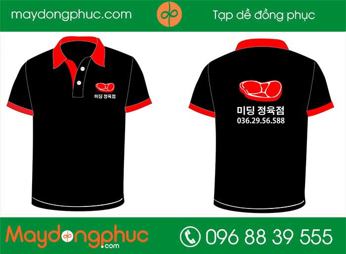 May áo phông Quán thịt nướng Hàn Quốc