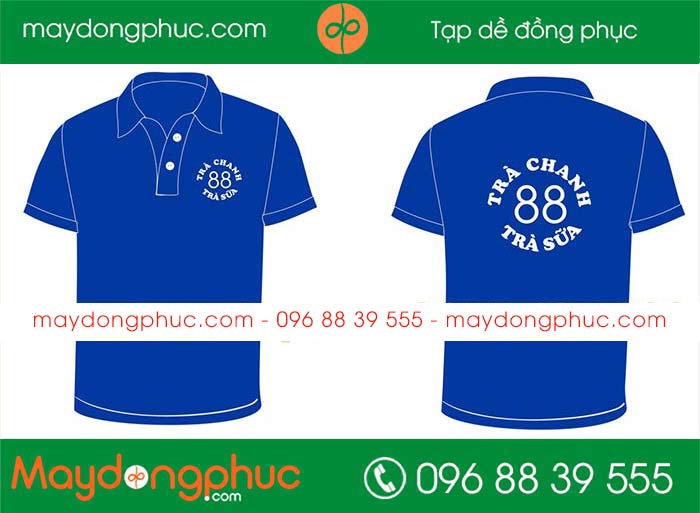 May áo phông Quán trà chanh trà sữa 88