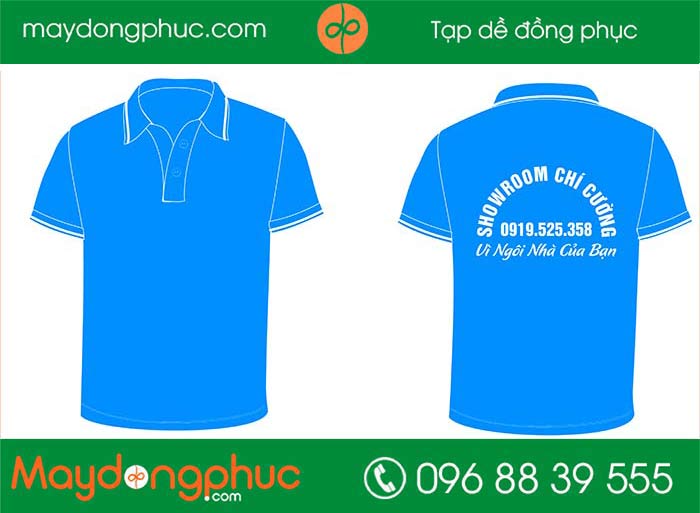 May áo phông Showroom Chí Cường