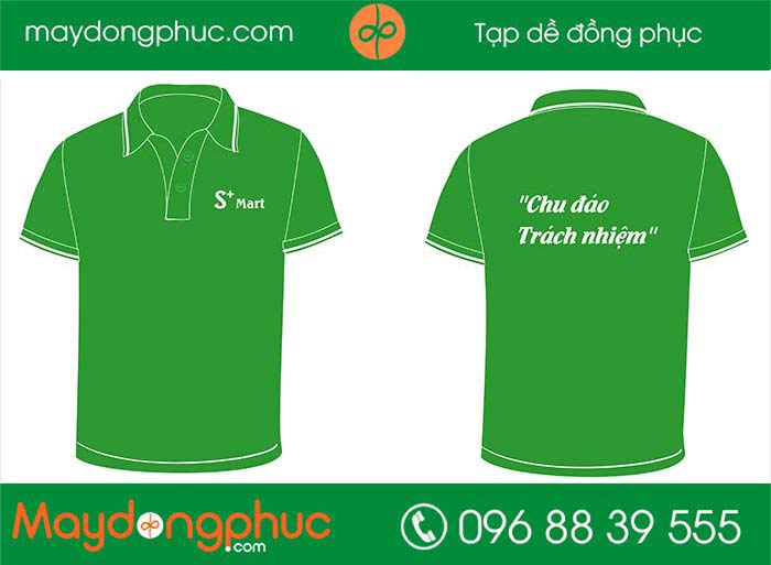 May áo phông siêu thị S mart