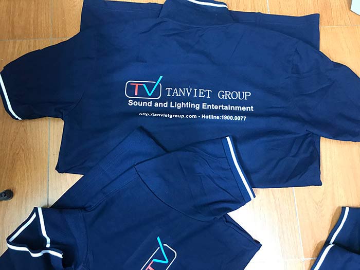 May áo phông Tập đoàn Tân Việt
