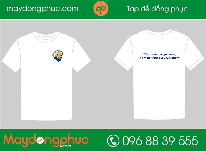 May áo phông Thư viện Thọ Nghiệp