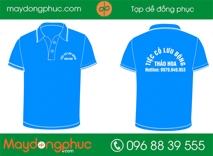 May áo phông Tiệc cỗ lưu động Thảo Hoa