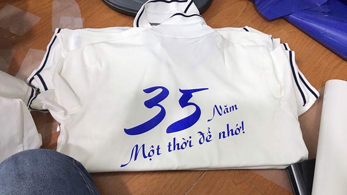 May áo Trường THPT Giao Thủy niên khóa 1981-1984