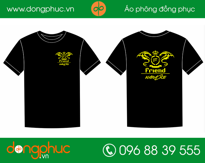 May đồng phục quán karaoke Friend - mẫu 2