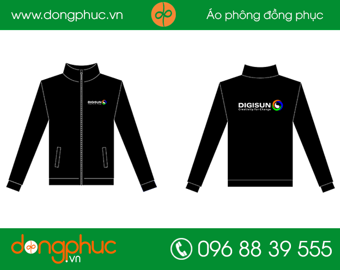 May đồng phục áo gió công ty DigiSun