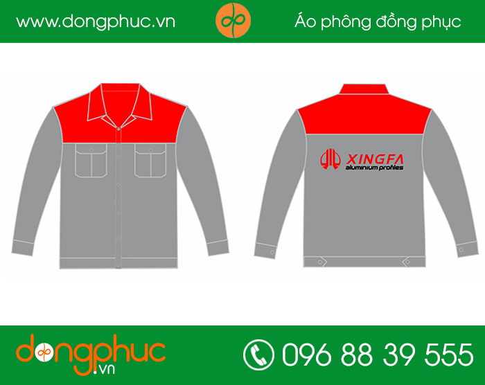 May đồng phục bảo hộ Công ty Xingfa