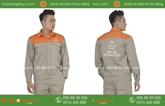 May đồng phục bảo hộ Công ty Anh Hà Technology