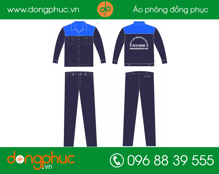 May đồng phục bảo hộ công ty cổ phần Hitech Việt Nam