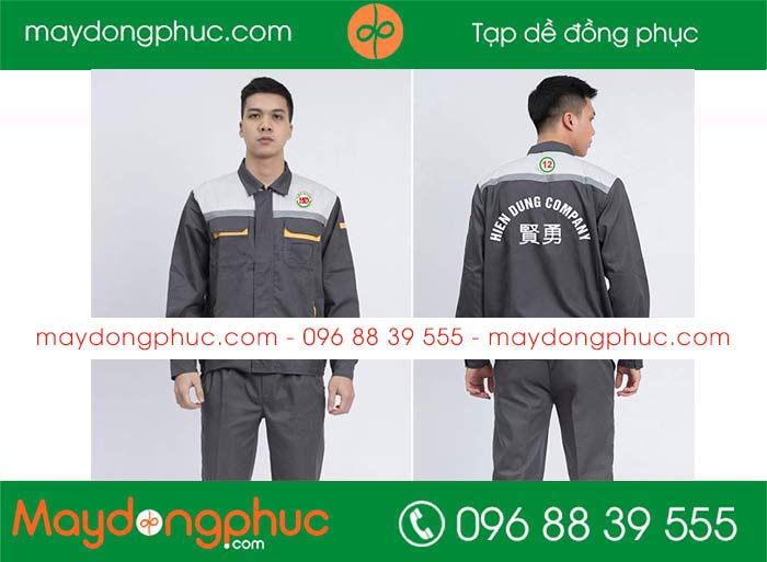 May đồng phục bảo hộ Công ty Hiền Dung