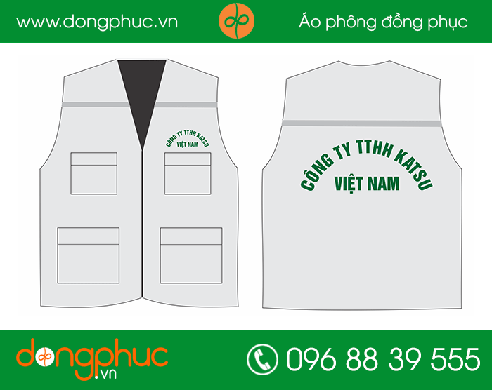 May đồng phục bảo hộ Công ty TTHH Katsu Việt Nam