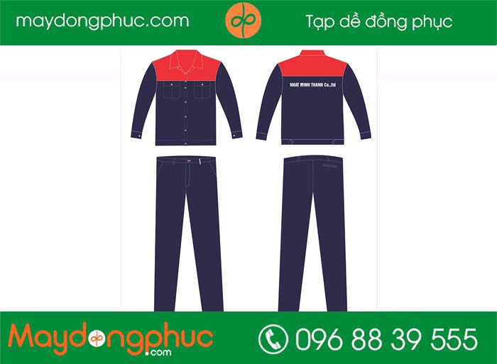 May đồng phục bảo hộ Công ty TNHH Nhật Minh Thành