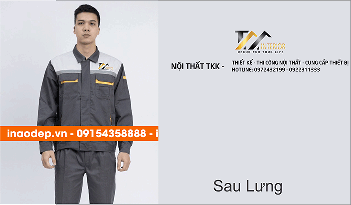 May đồng phục bảo hộ Công ty nội thất TKK