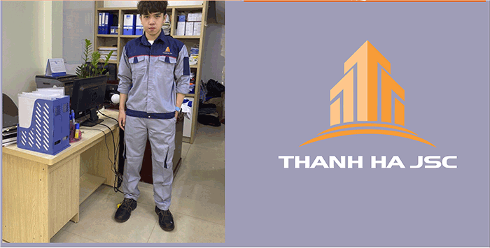 May đồng phục bảo hộ Công ty Thanh Hà Jsc