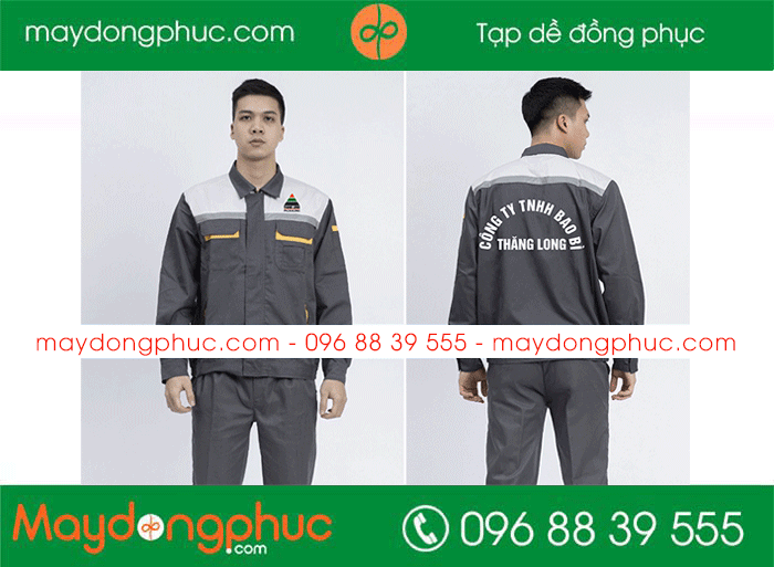 May đồng phục bảo hộ Công ty TNHH bao bì Thăng Long