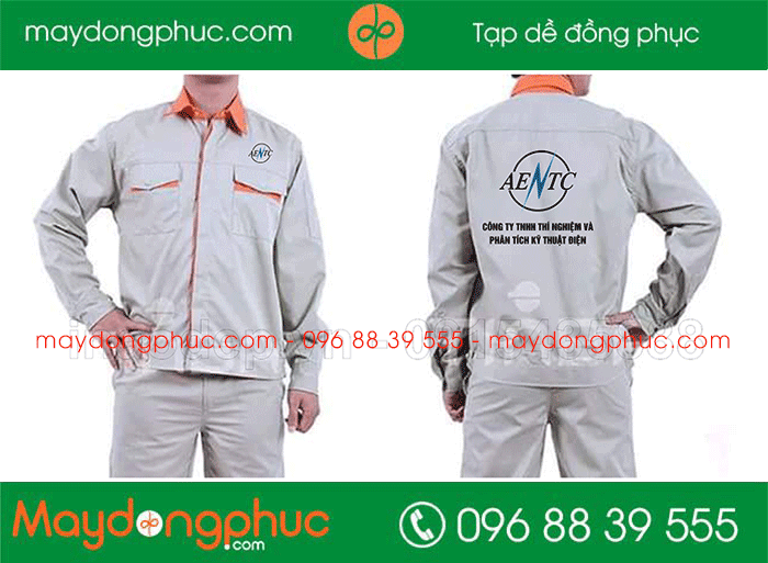 May đồng phục bảo hộ Công ty TNHH thí nghiệm và phân tích kỹ thuật điện