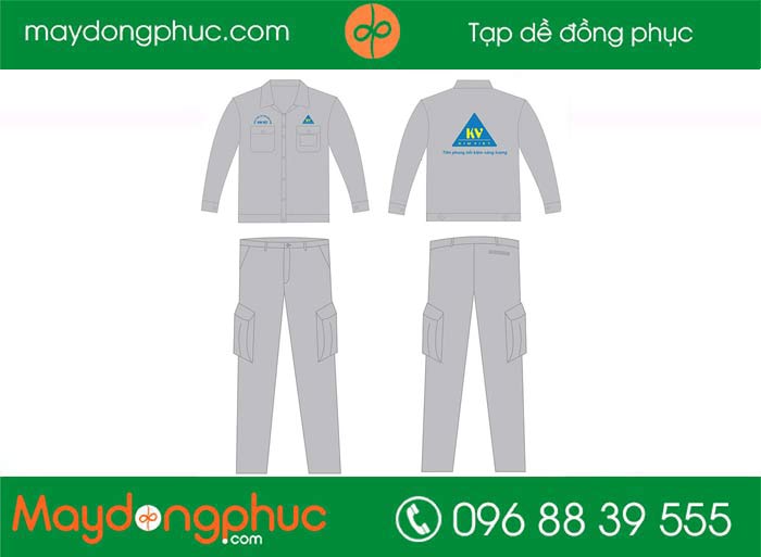 May đồng phục bảo hộ Công ty TNHH Tiết kiệm năng lượng Kim Việt