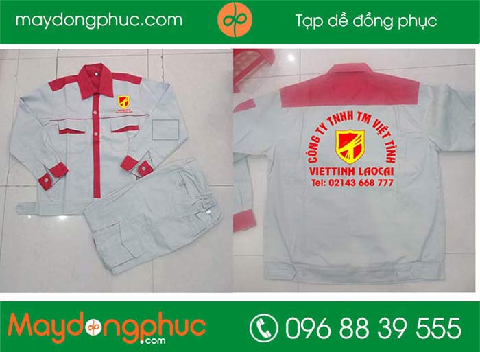 May đồng phục bảo hộ Công ty TNHH TM Việt Tình - mẫu 2