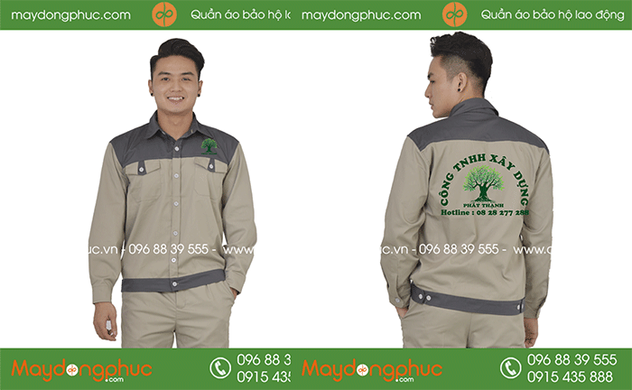 May đồng phục bảo hộ Công ty TNHH xây dựng Phát Thạnh