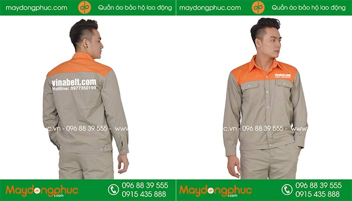 May đồng phục bảo hộ công ty Vinabelt.com
