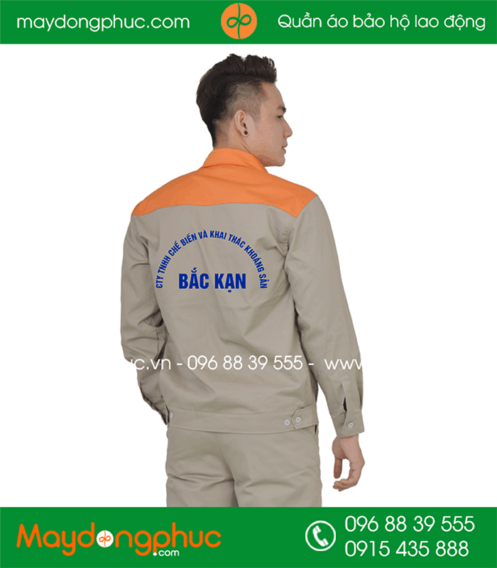 May đồng phục bảo hộ Cty TNHH chế biến và khai thác khoáng sản Bắc Kạn