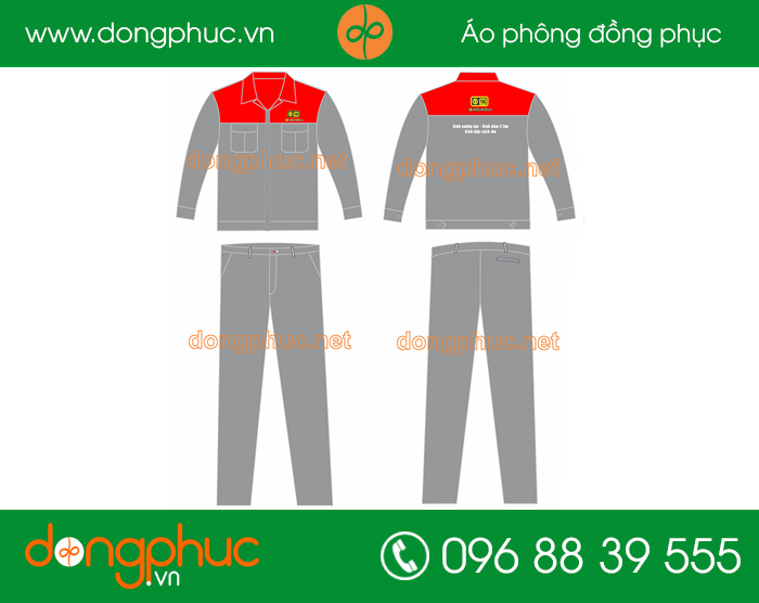 May đồng phục bảo hộ Tâm Oanh Glass - mẫu 2
