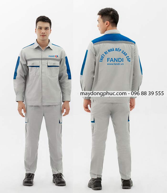 May đồng phục bảo hộ Công ty Thiết bị nhà bếp FANDI