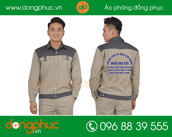 May đồng phục Trung tâm xe điện Kim Ngân
