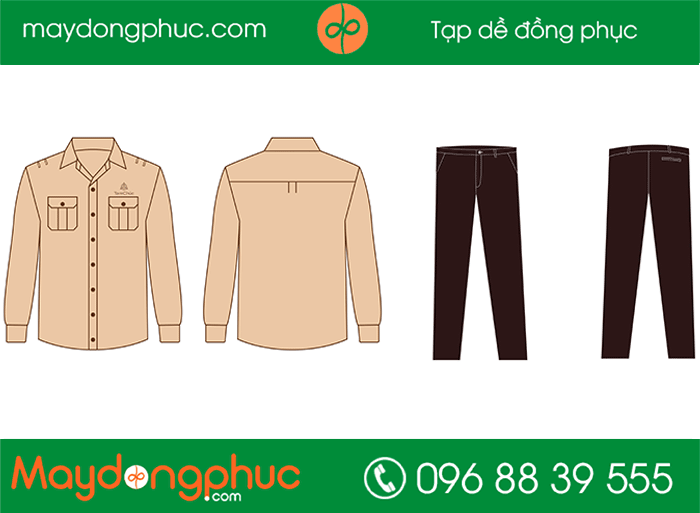 May đồng phục bảo vệ Công ty Tam Chúc - mẫu 2
