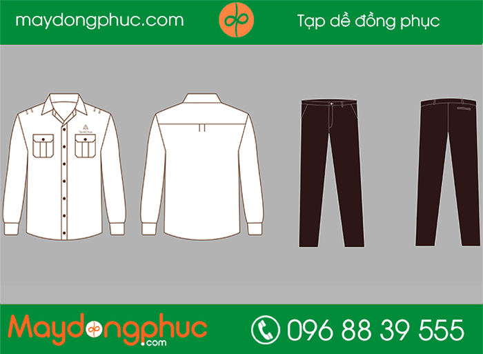 May đồng phục bảo vệ Công ty Tam Chúc
