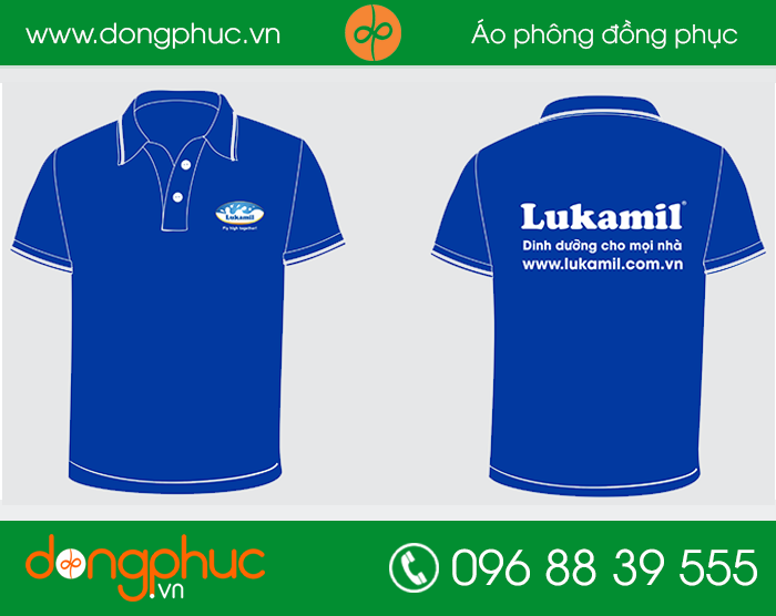 May đồng phục công ty Lukamil