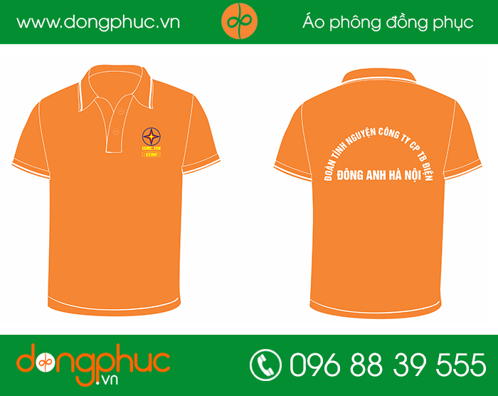May đồng phục công ty thiết bị điện Đông Anh