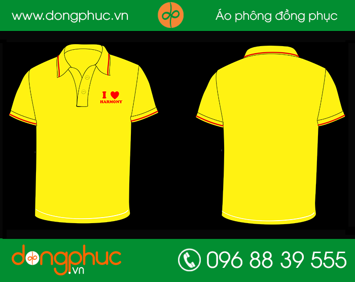 May đồng phục Harmony - mẫu 2