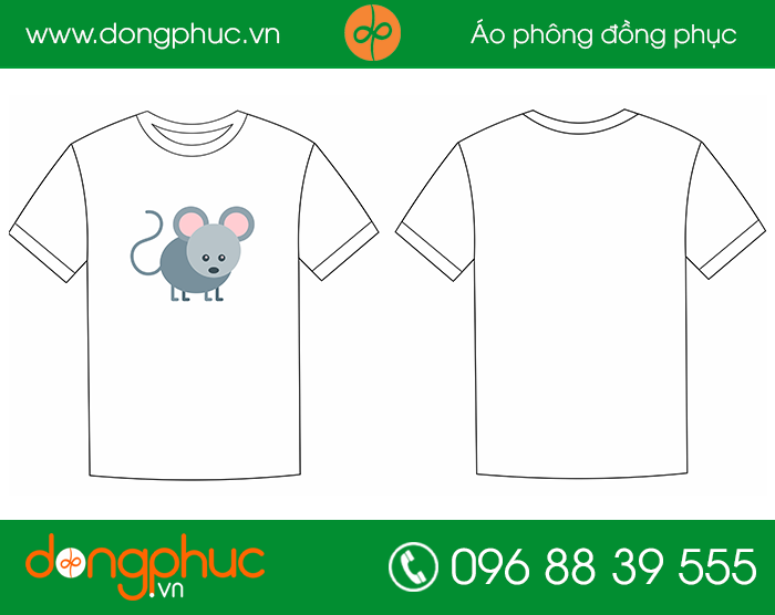 May đồng phục hình con chuột