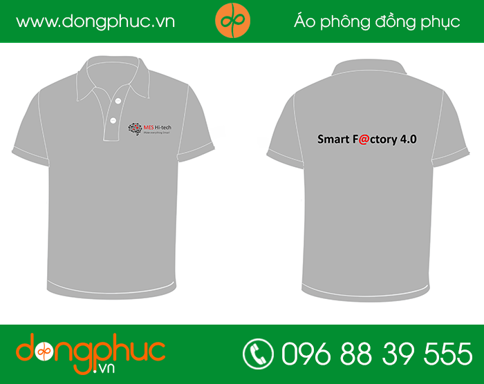 May đồng phục công ty MES Hi-Tech